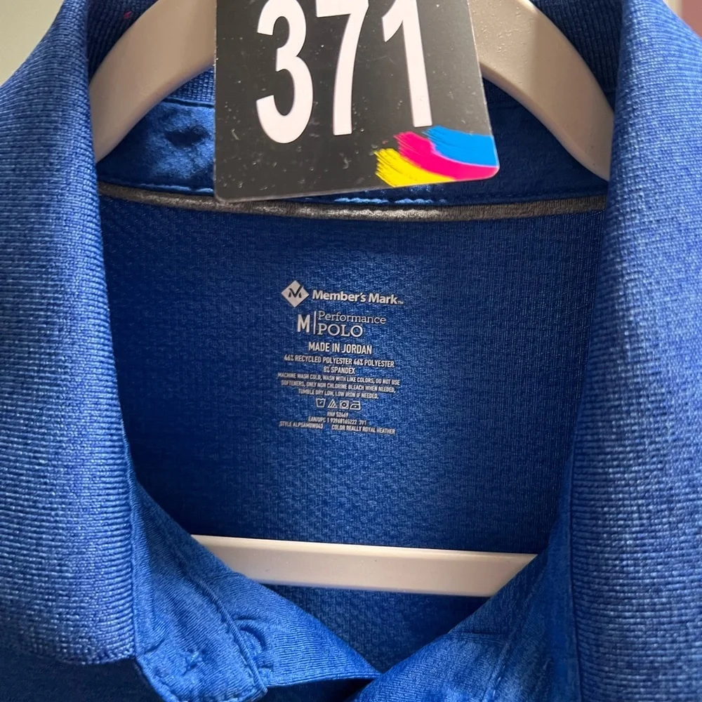 Classic Blue Polo Shirt for Men #371 - Picture 2 of 4